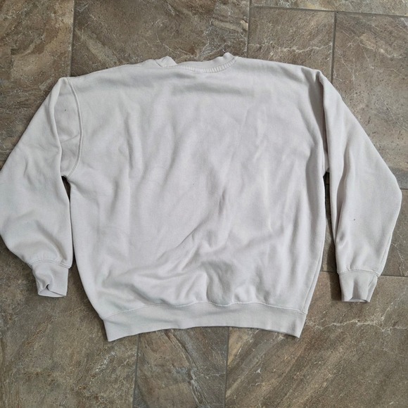 Reflex California Crewneck Sweatshirt‎ Cream Maroon College Style Size M - Picture 7 of 9